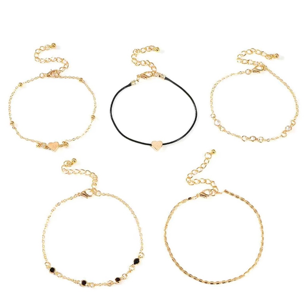 Stackable chain anklet - Picture 2 of 5